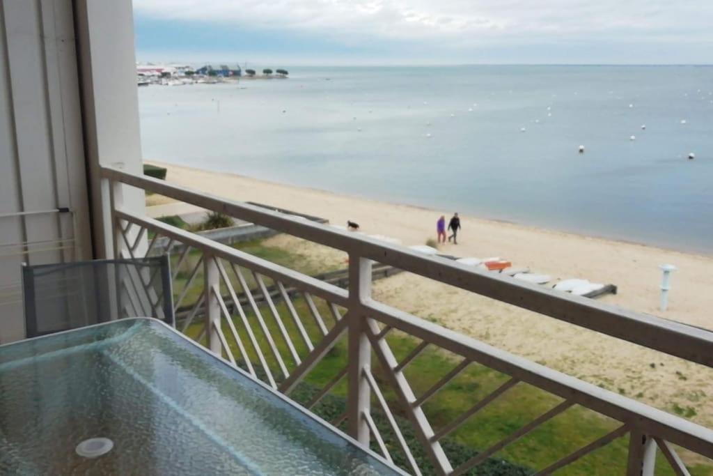 T2 1Ere Ligne Loggia Vue Mer 180 ° Parking Arcachon Exteriör bild