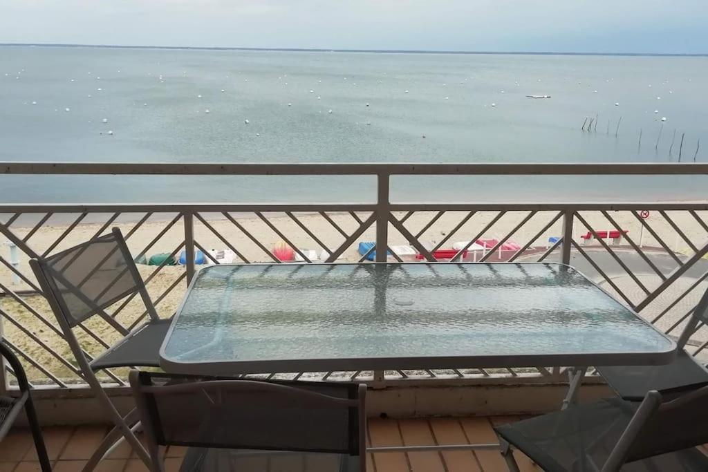 T2 1Ere Ligne Loggia Vue Mer 180 ° Parking Arcachon Exteriör bild